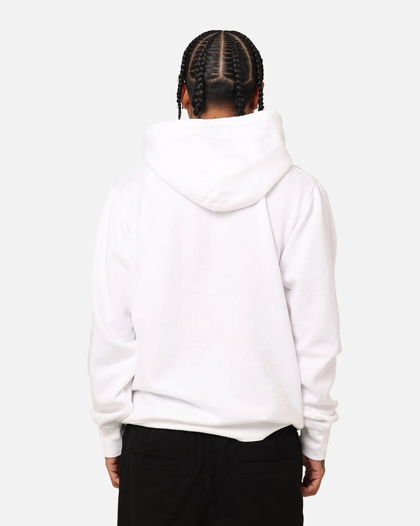 Crooks & Castles Deep Kern Hoodie White Non Bulky Silhouette