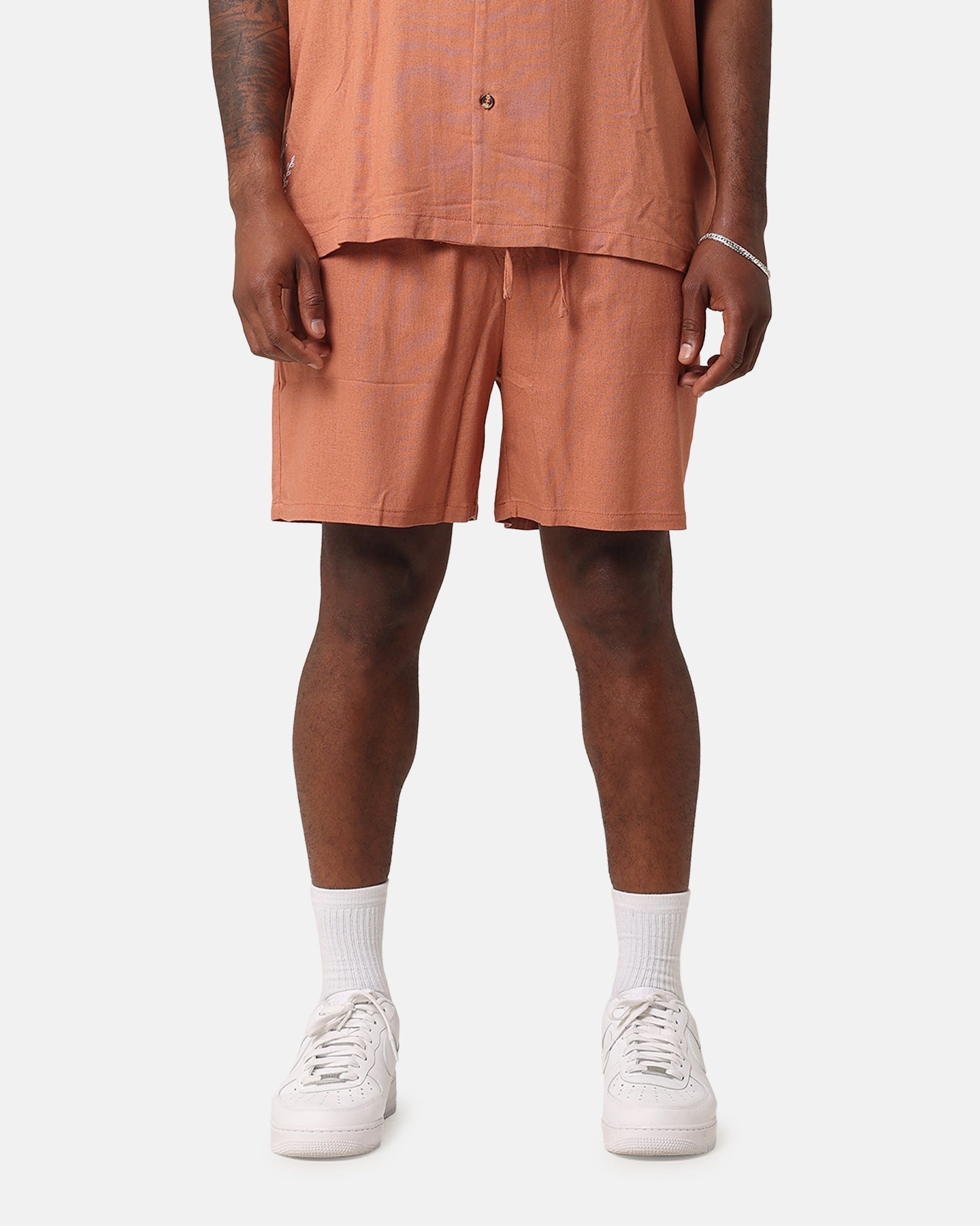 XXIII Ezrah Linen Shorts Tan Festival Outfit