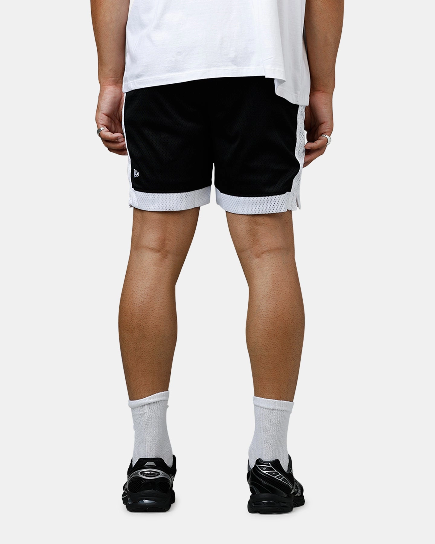 Stretchable Material All Day Movement Fit New Era San Diego Padres Sport Class Shorts Black/White