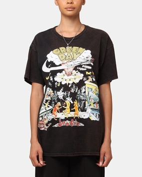 NonIronTechnology Street Comfort Green Day Dookie Vintage T-Shirt Black Vintage