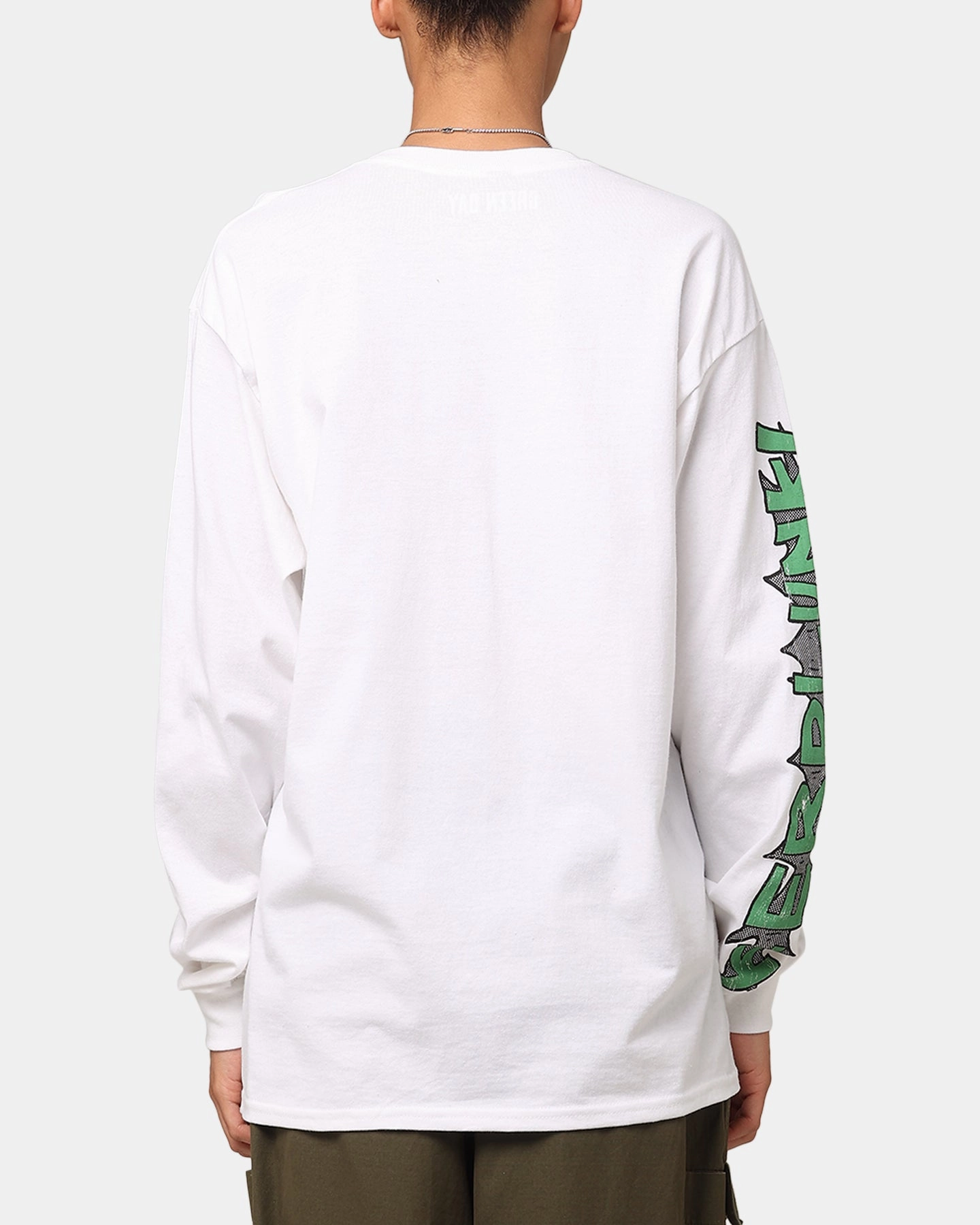 BreathableMeshLining Green Day Kerplunk Long Sleeve T-Shirt White