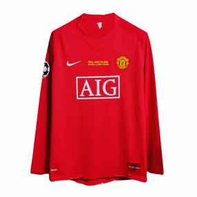 Manchester United 2008 Champions League L/Sleeve Flexible Apparel Sublimation Ready Fabric