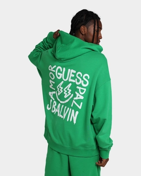 Ergonomic Design home - party GUESS Originals X J Balvin Paz Hoodie Vip Green