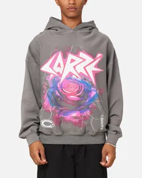 suburban residents Carre Love Rose Oversized Hoodie Washed Charcoal
