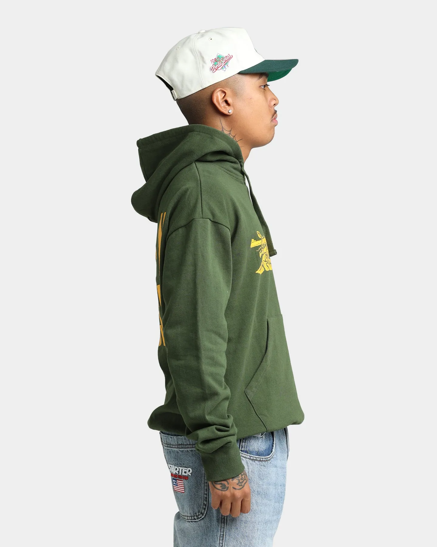 Guns N Roses Gun Logo Hoodie Forest Green Compassion