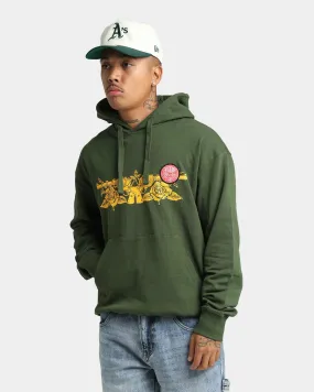 Modular Attachment Points Layer Versatility Guns N Roses Gun Logo Hoodie Forest Green