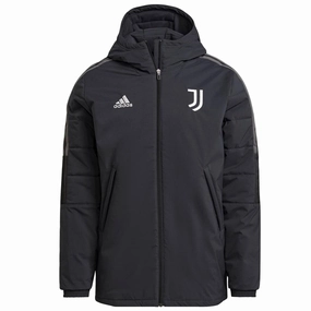 Versatile use acrylonitrile butadiene styrene Juventus winter training bench soccer jacket 2021/22 - Adidas