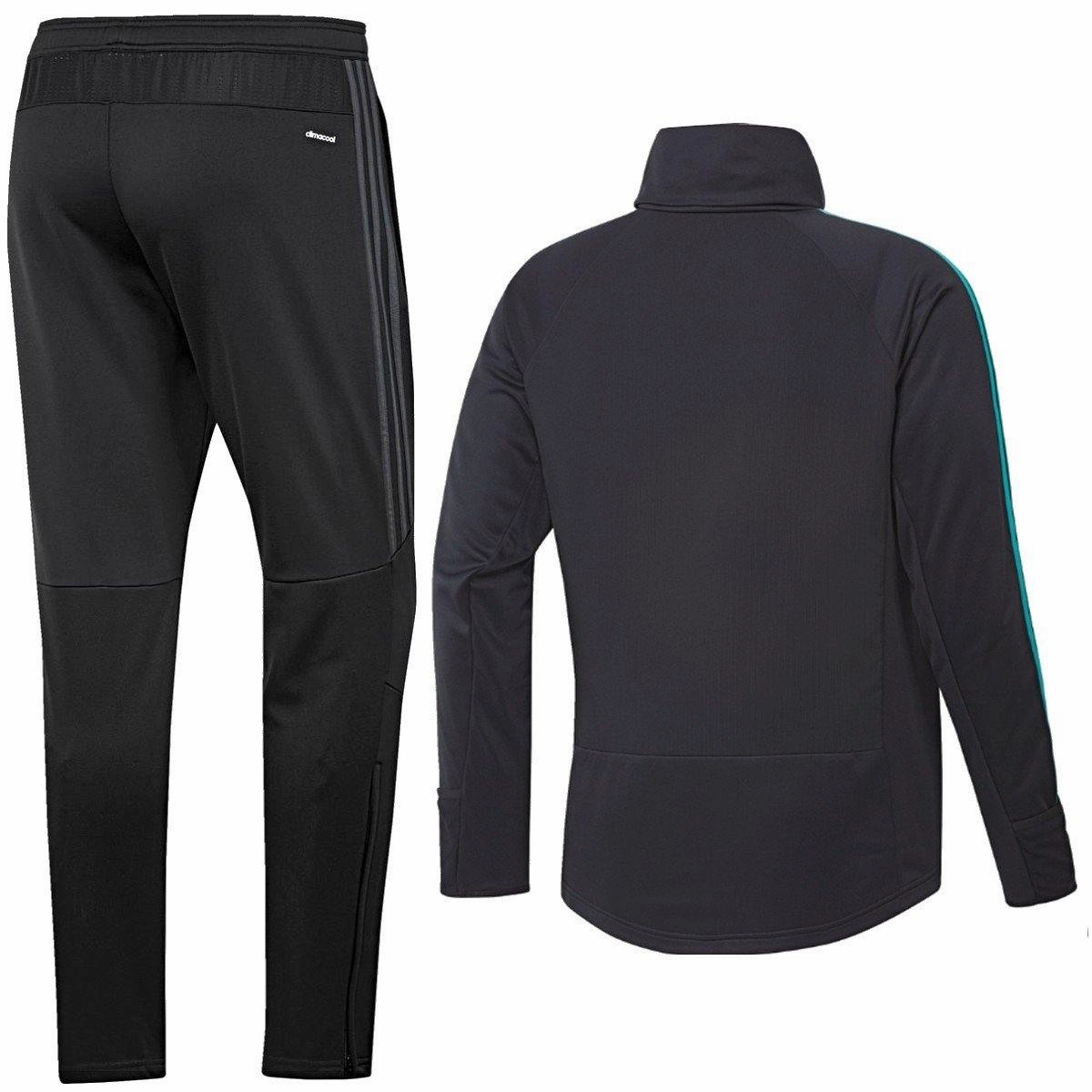 Skating Friction Free Internal Lining Real Madrid Pre-Match Training Warm Up Soccer Tracksuit 2018 - Adidas