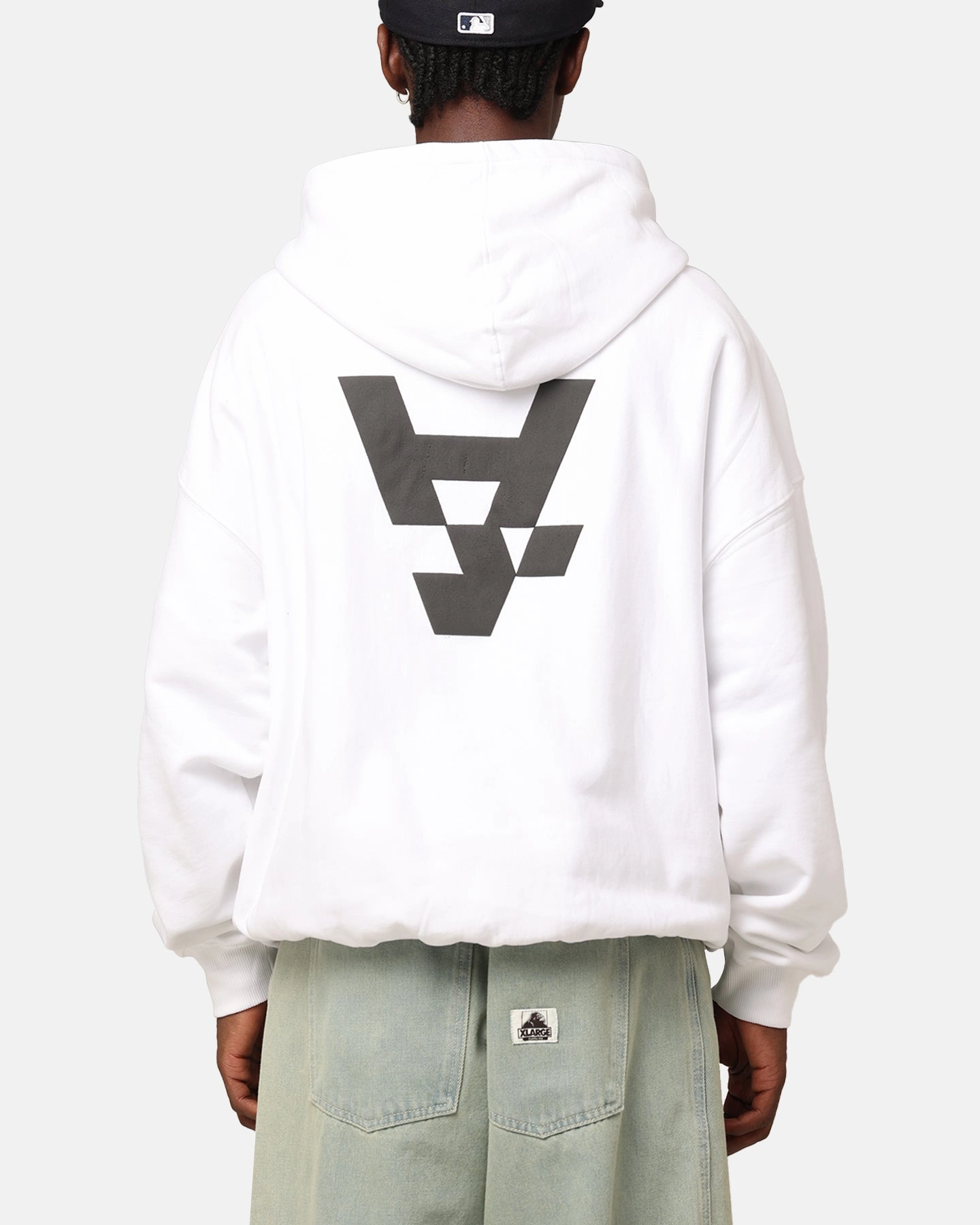 Cowboy Bestow The Anti Order Anti Logo Boxy Hoodie White