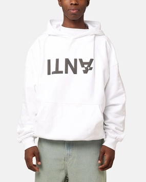 Utility Sale The Anti Order Anti Logo Boxy Hoodie White