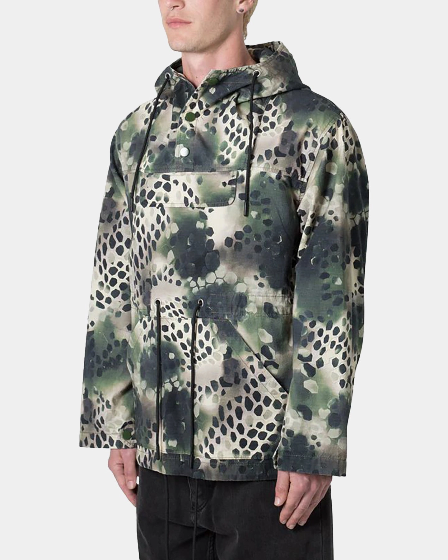 MNML Swamp Camo Anorak Jacket Green Purse
