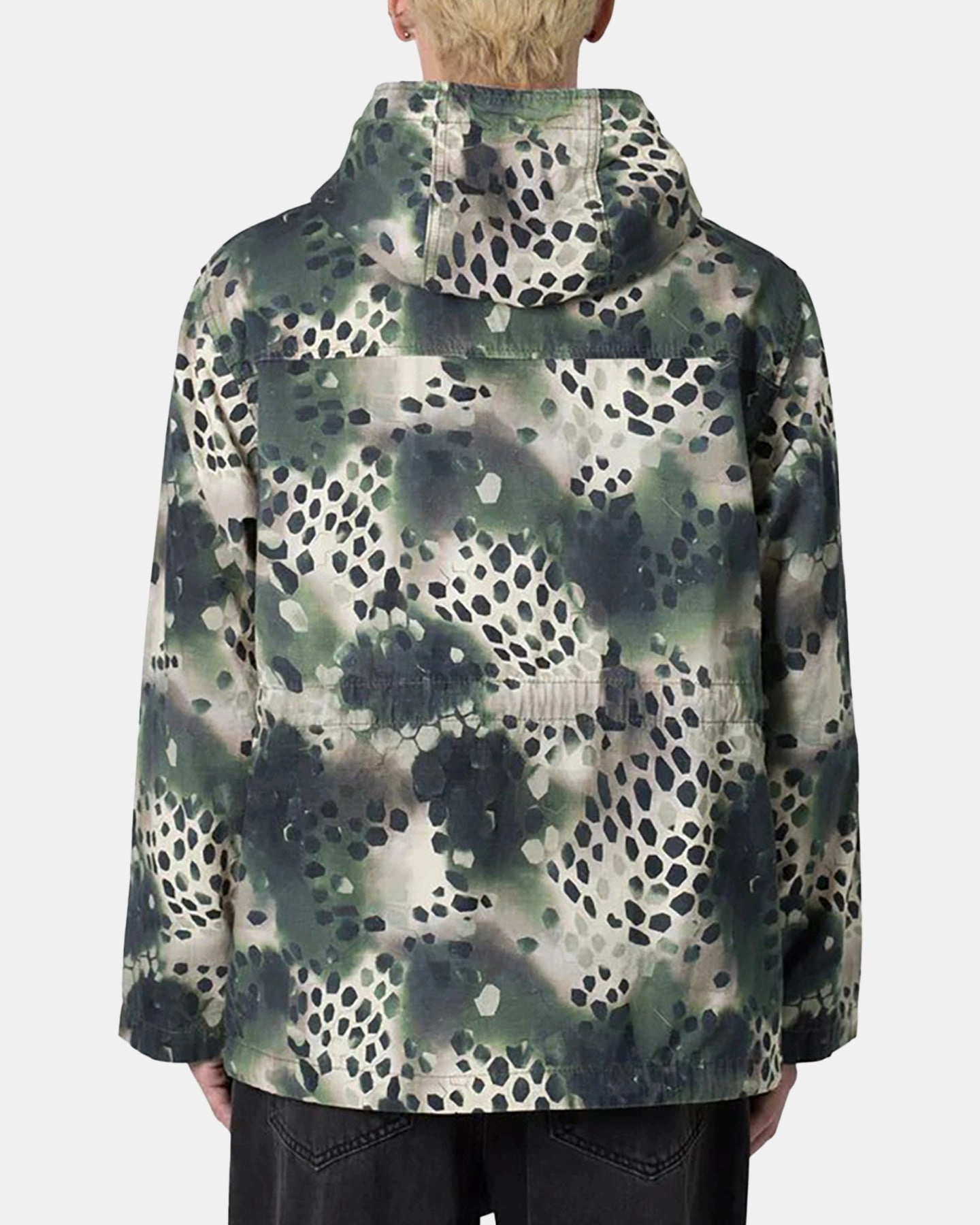 SlitPockets MNML Swamp Camo Anorak Jacket Green