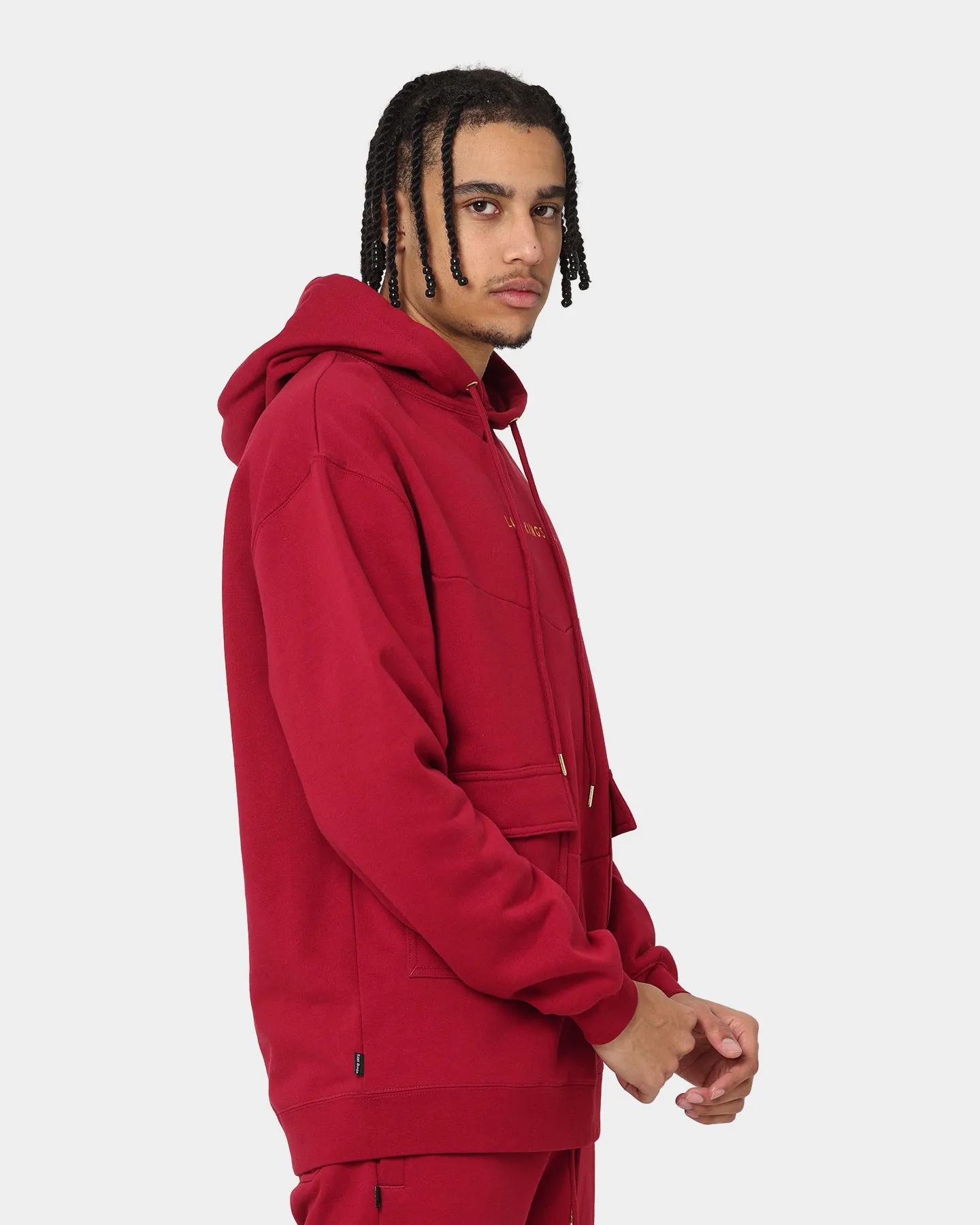 Last Kings Cargo Hoodie Bloodstone Sporty Look