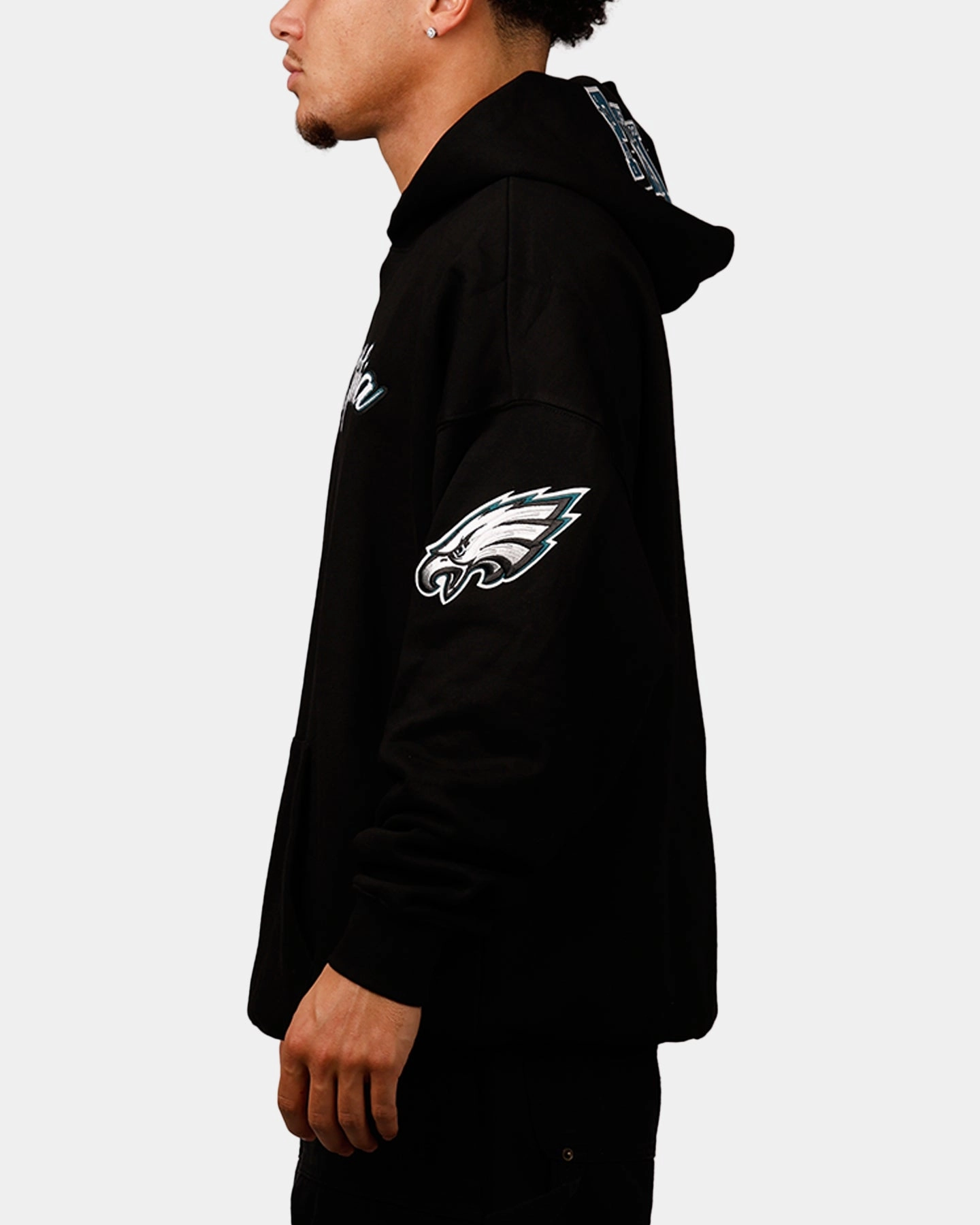 Pro Standard Philadelphia Eagles City Hoodie Black Soft Touch Interior