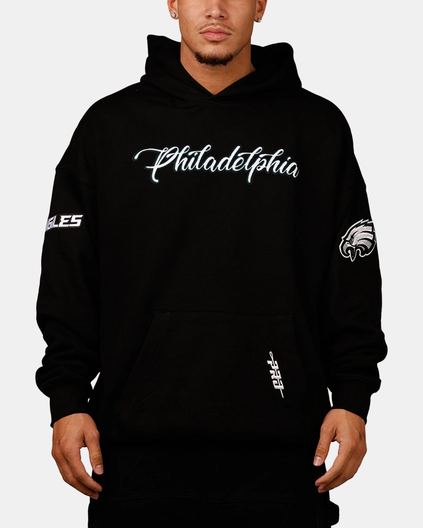 Pro Standard Philadelphia Eagles City Hoodie Black Modern Fit Esteem