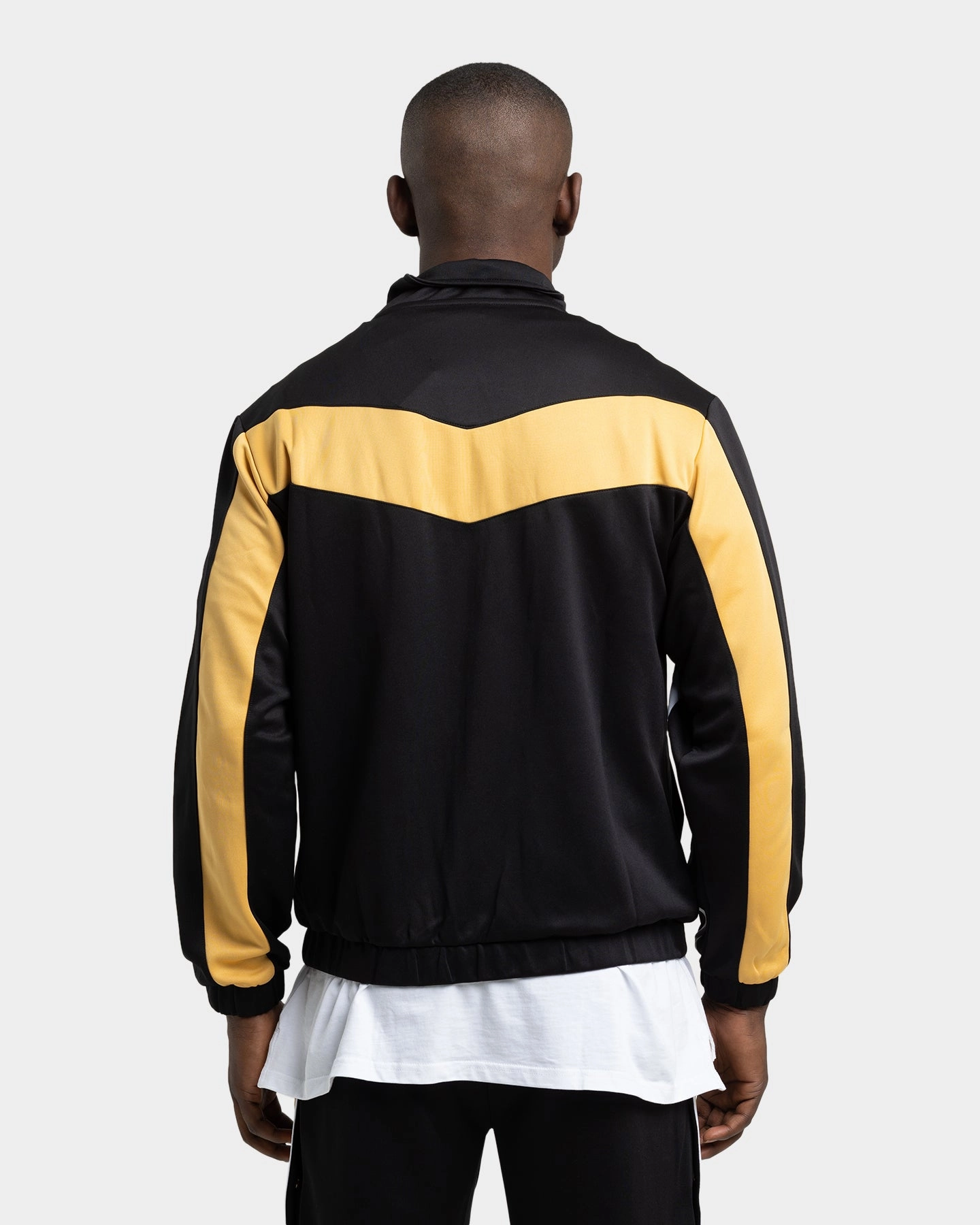 Karl Kani OG Block Track Jacket Black Non Bulky Silhouette