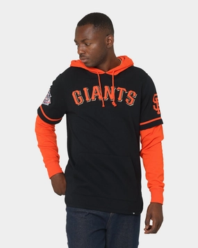 47 Brand San Francisco Giants Shortstop Hoodie Jet Black windproof