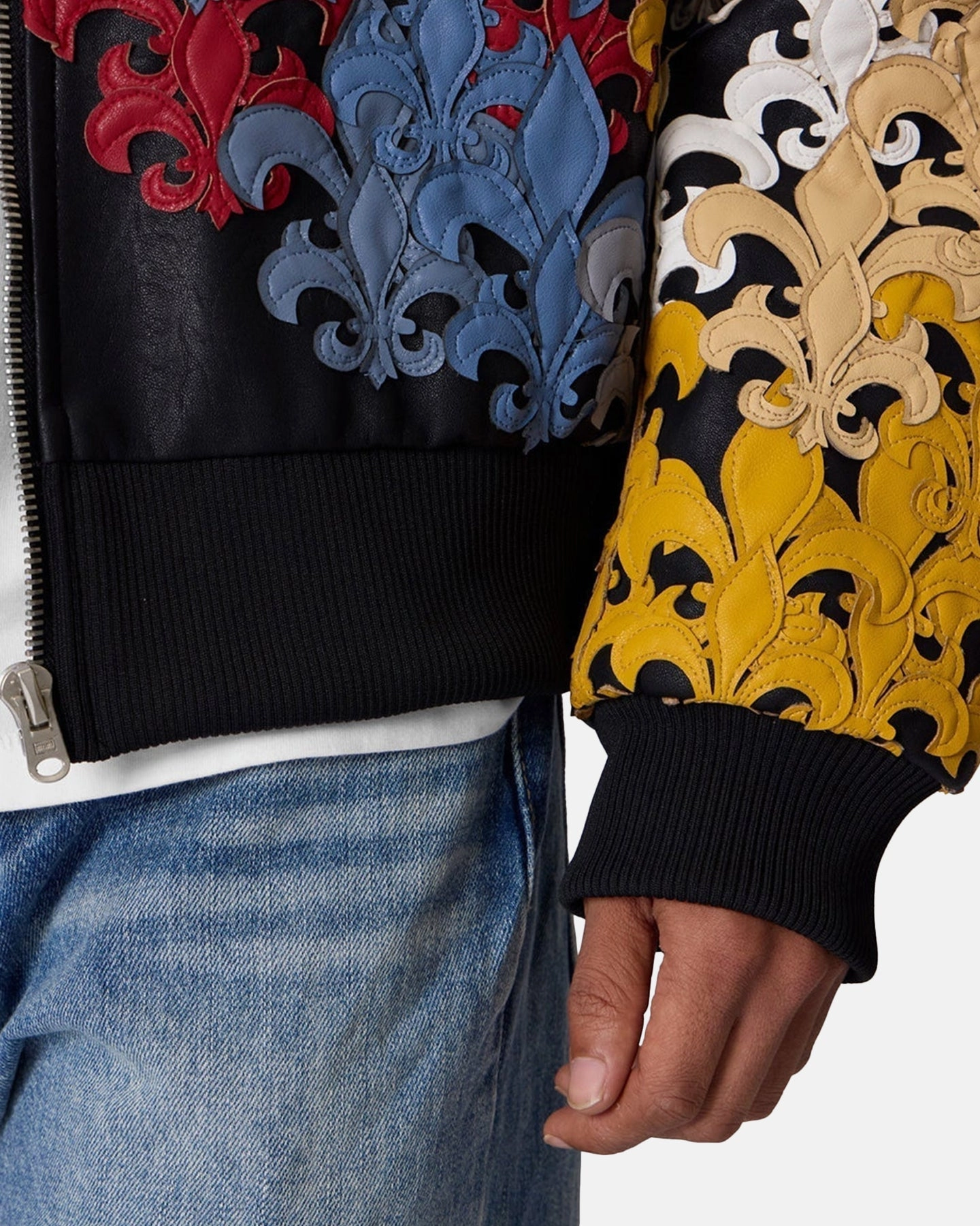 Skate Purple MNML Fleur De Lis All-Over Hoodie Multi