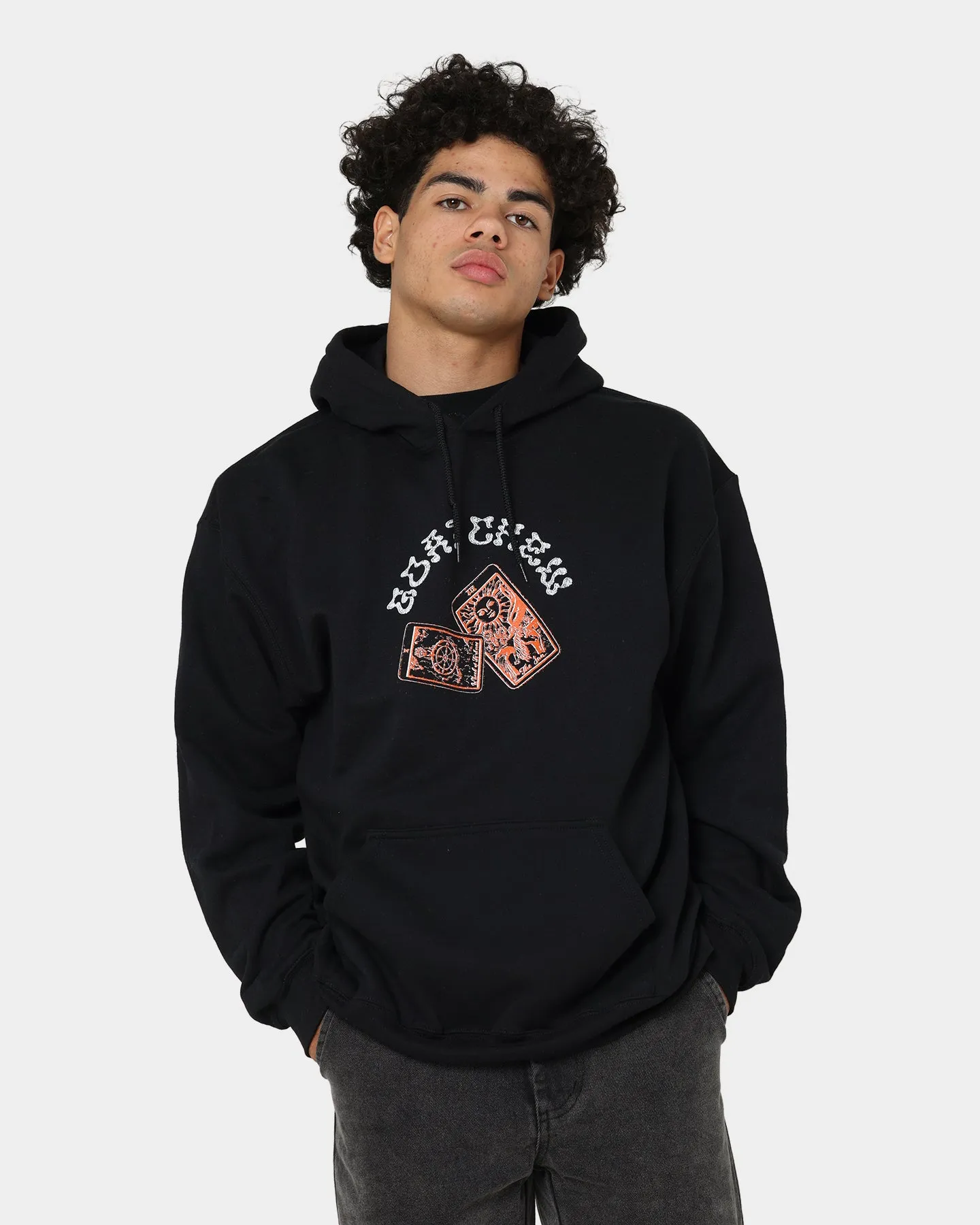 Recharge Corduroy Goat Crew Kilroy Hoodie Black