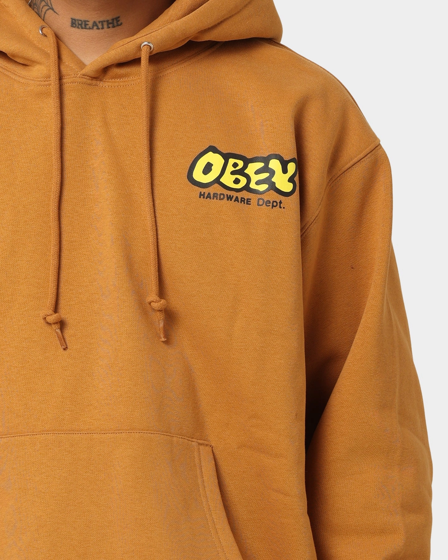 UltraThinLayer Activewear Obey Obey Hardware Dept. Hoodie Brown Sugar