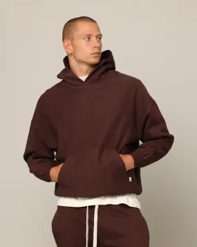Negotiate Carr?? Blanc Oversized Hoodie Brown