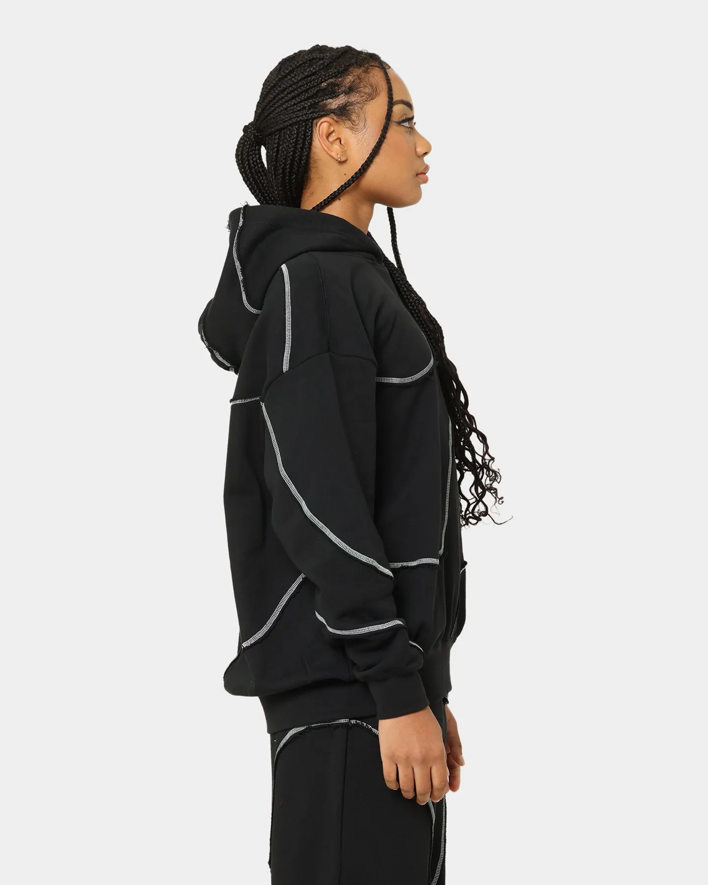 Patience Nike Women's Sportswear Swirl Oversized Hoodie Black/White