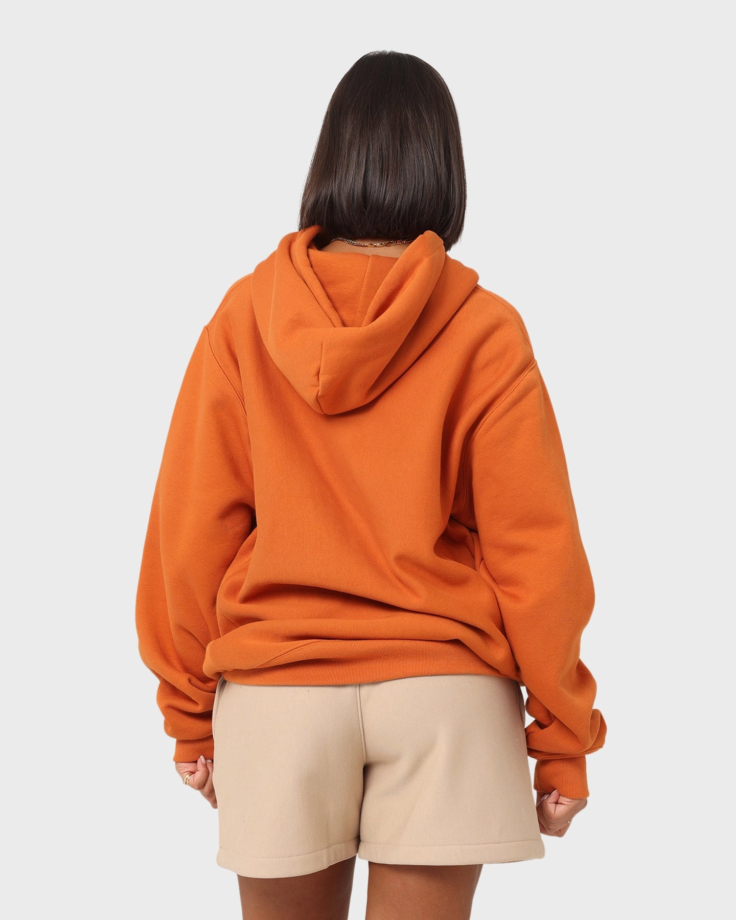 low quality Champion Reverse Weave Cursive Logo Hoodie Cinnamon Haze