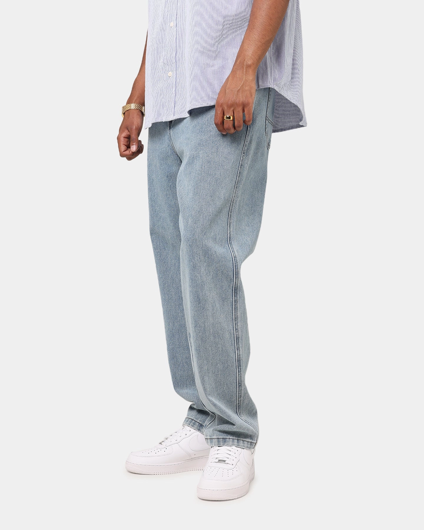 Functional Fit S Double Denim Standard Jeans Denim Fade