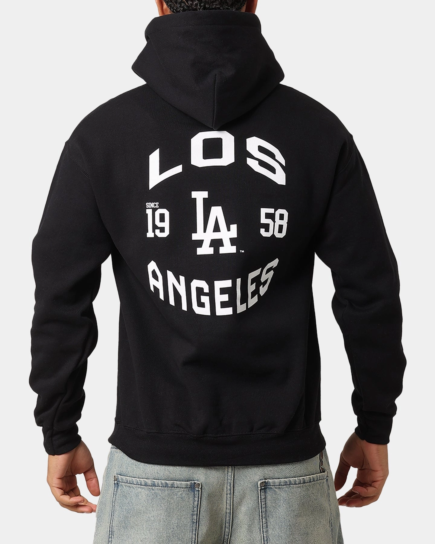 Majestic Athletic Los Angeles Dodgers Doyers Chest Hoodie Black Silkiness Coffee Shop Vibes