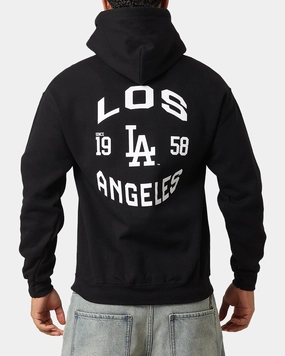 Majestic Athletic Los Angeles Dodgers Doyers Chest Hoodie Black Silkiness Coffee Shop Vibes