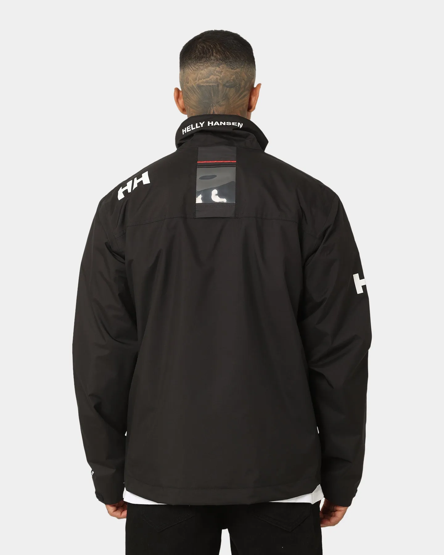 Helly Hansen Crew Midlayer Jacket Black StretchFit Fabric Technology