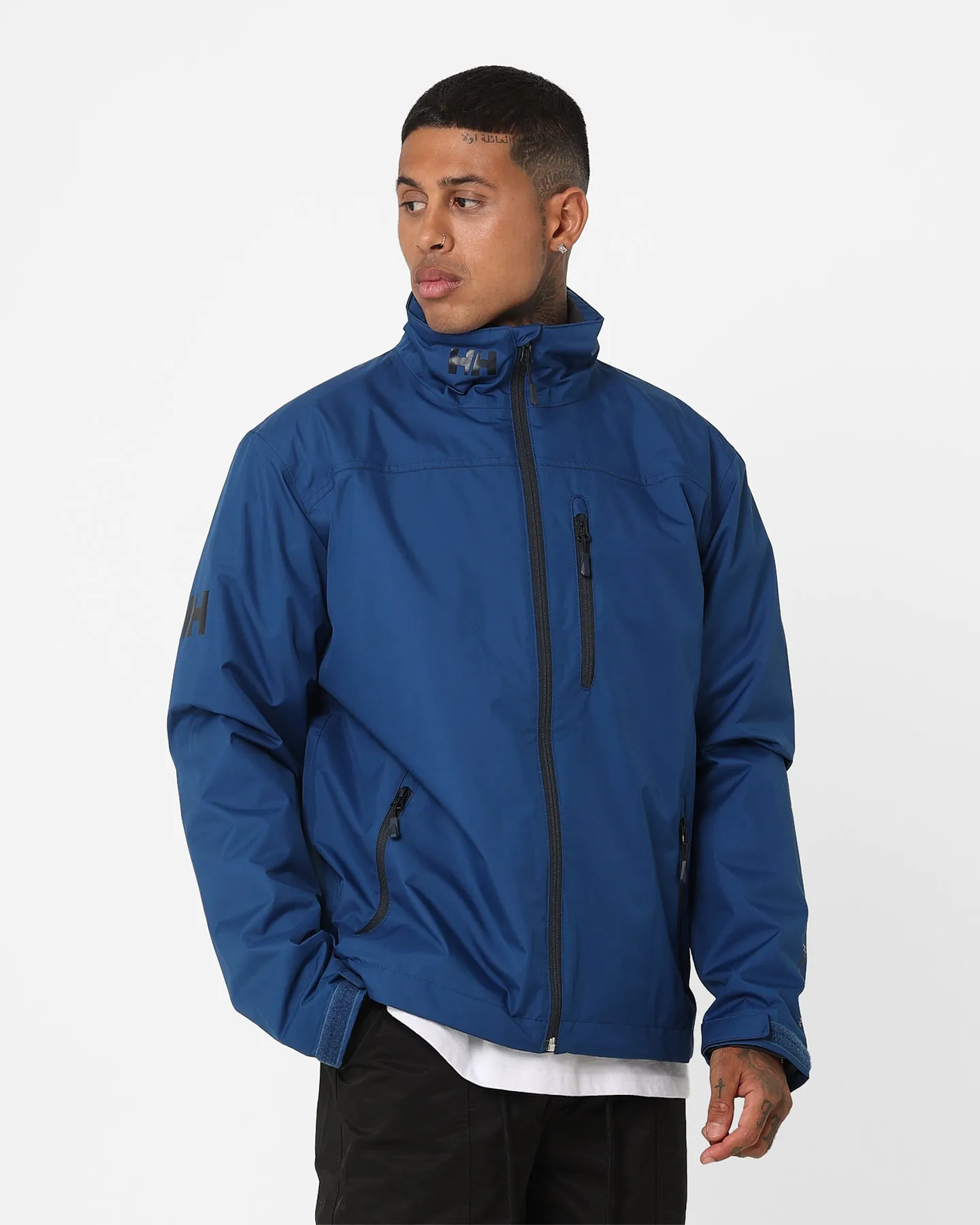FlexibleMovement Helly Hansen Crew Midlayer Jacket Deep Fjord