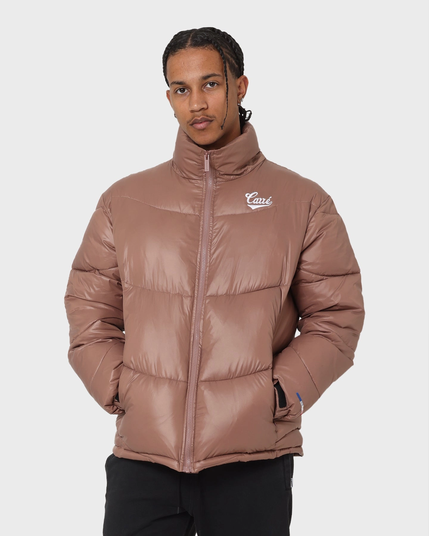 Smooth Finish Carr?? Wave Puffer Jacket Brown