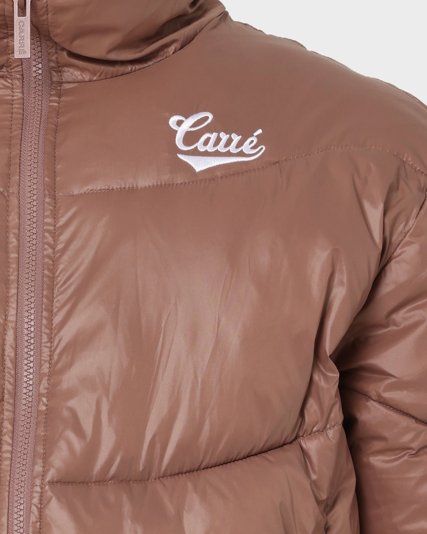 Carr?? Wave Puffer Jacket Brown Heavy Duty Zipper Sleepwear