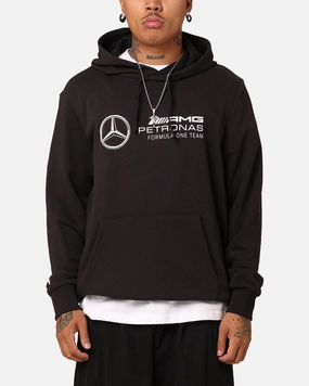 Puma X Mercedes-AMG Petronas Essential Hoodie Puma Black Clean Cut Stretchable Panels