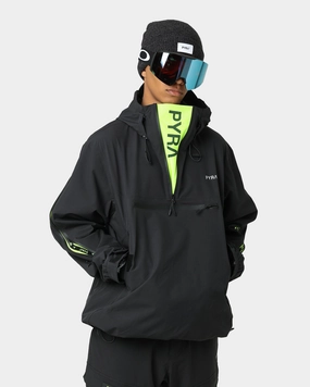 Pyra 10K Anorak Snow Jacket Black/Volt Date night Lightweight Design
