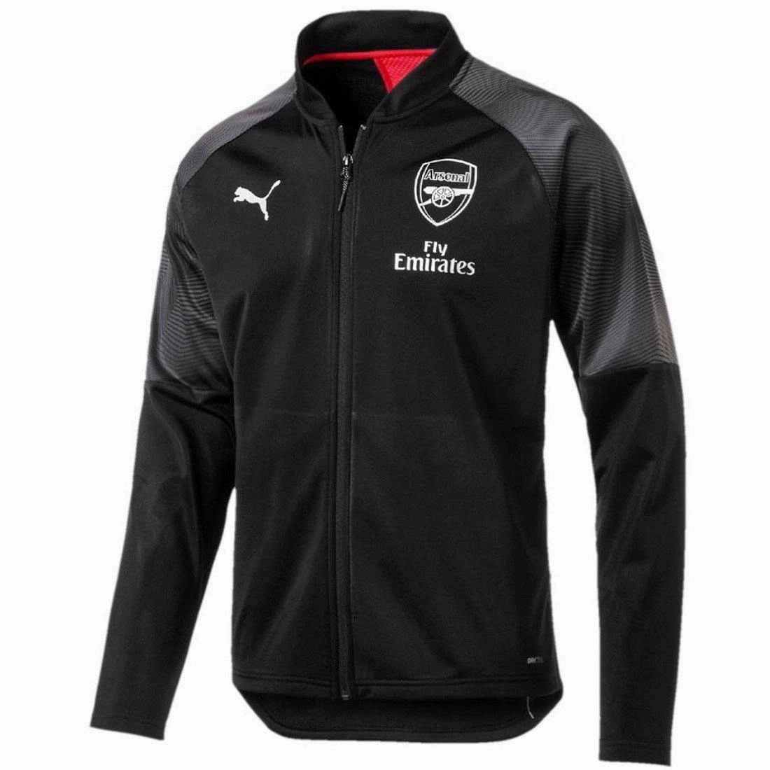 Hygienic ZeroDistraction Waistline Arsenal soccer Pro black presentation tracksuit 2019 - Puma