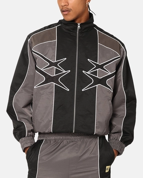 Lipstick Loiter Paradise Track Jacket Black/Grey