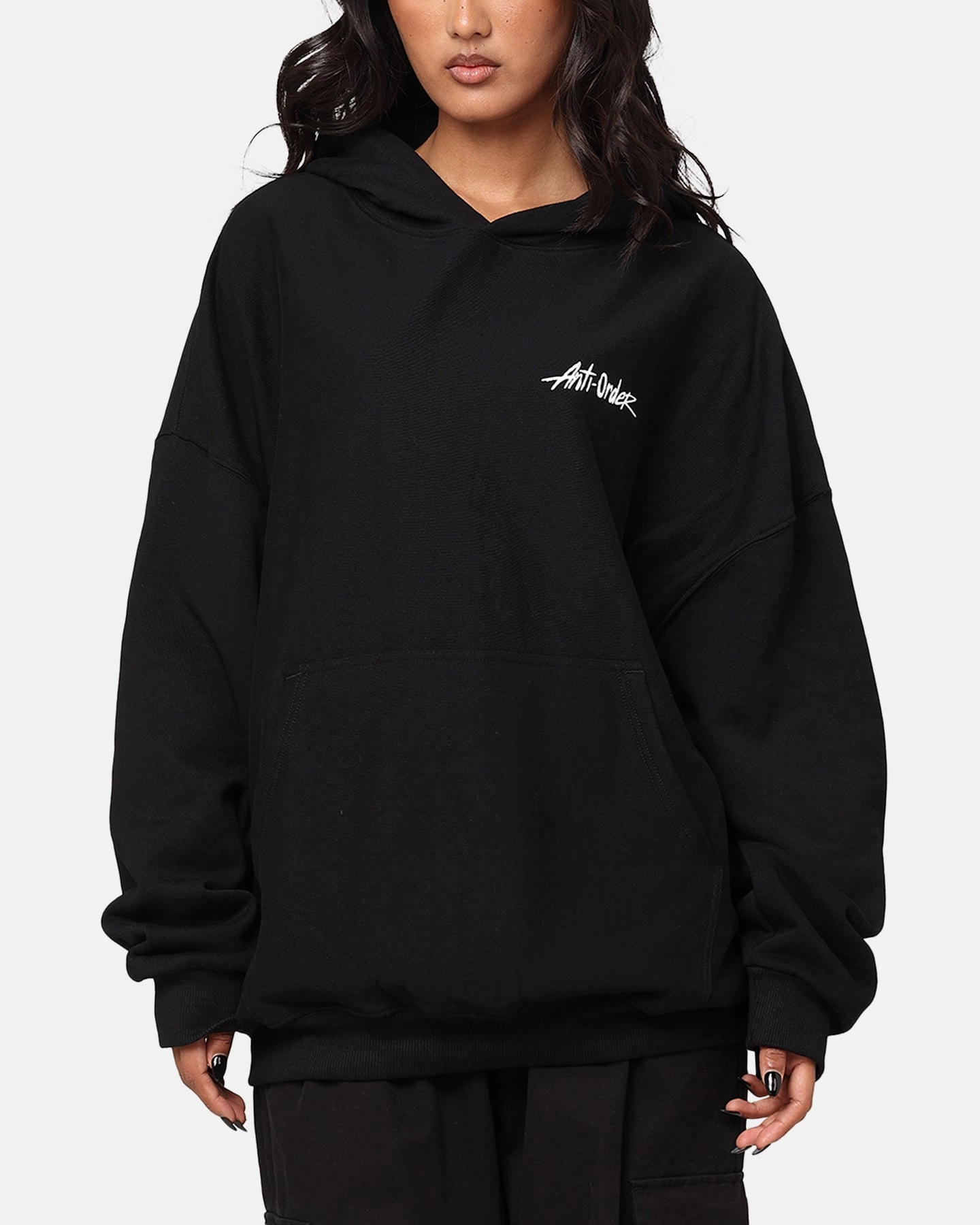 cold - weather essential Light Shell The Anti Order Dog Pound Hoodie Black