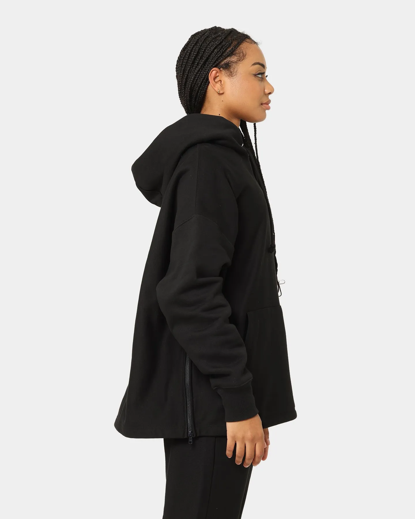 Champion Reverse Weave Relaxed Hem Zip Hoodie Black/Gold Winter Comfort Hope