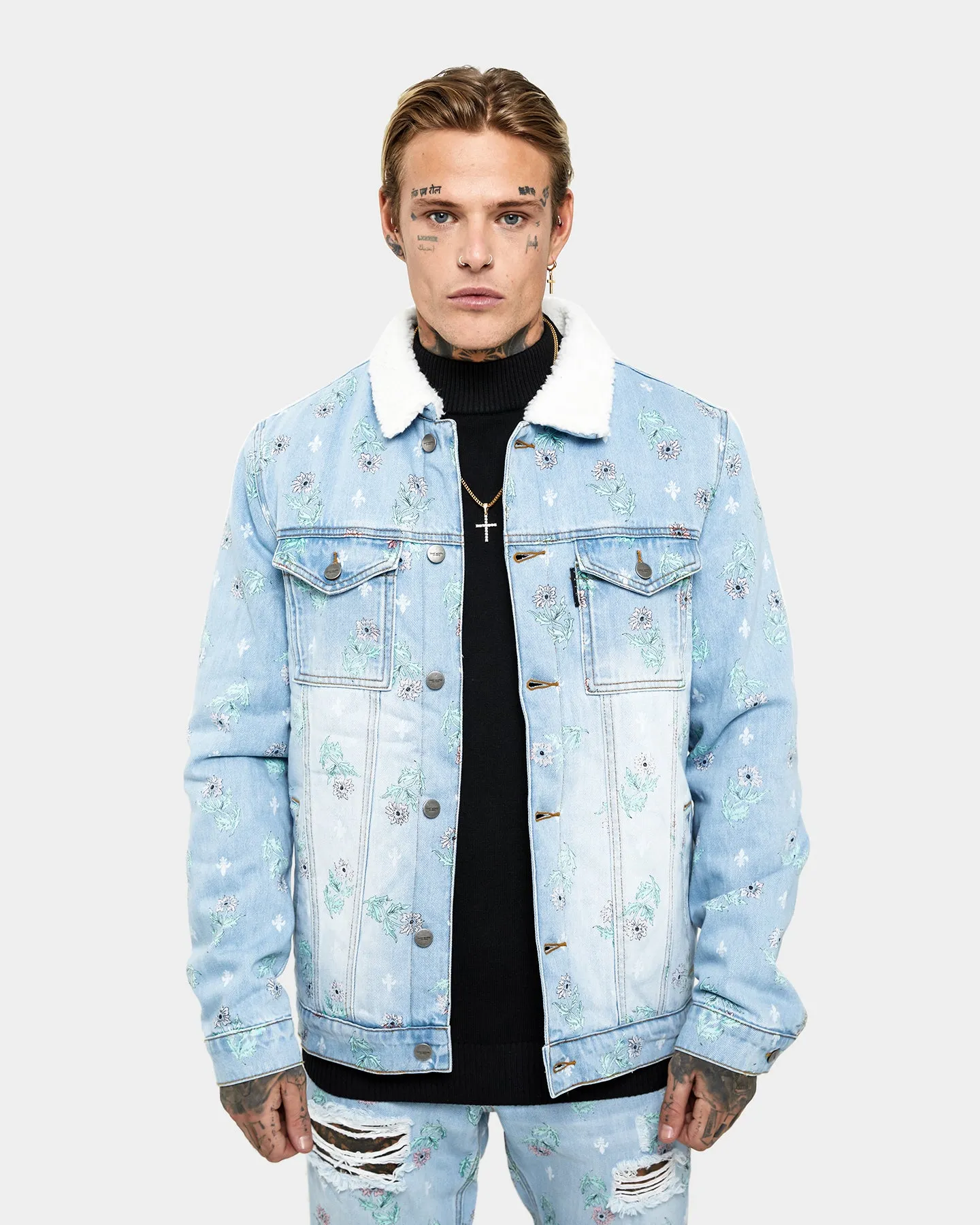 Outdoor Use Swim Saint Morta Lover Denim Jacket Superwash Blue