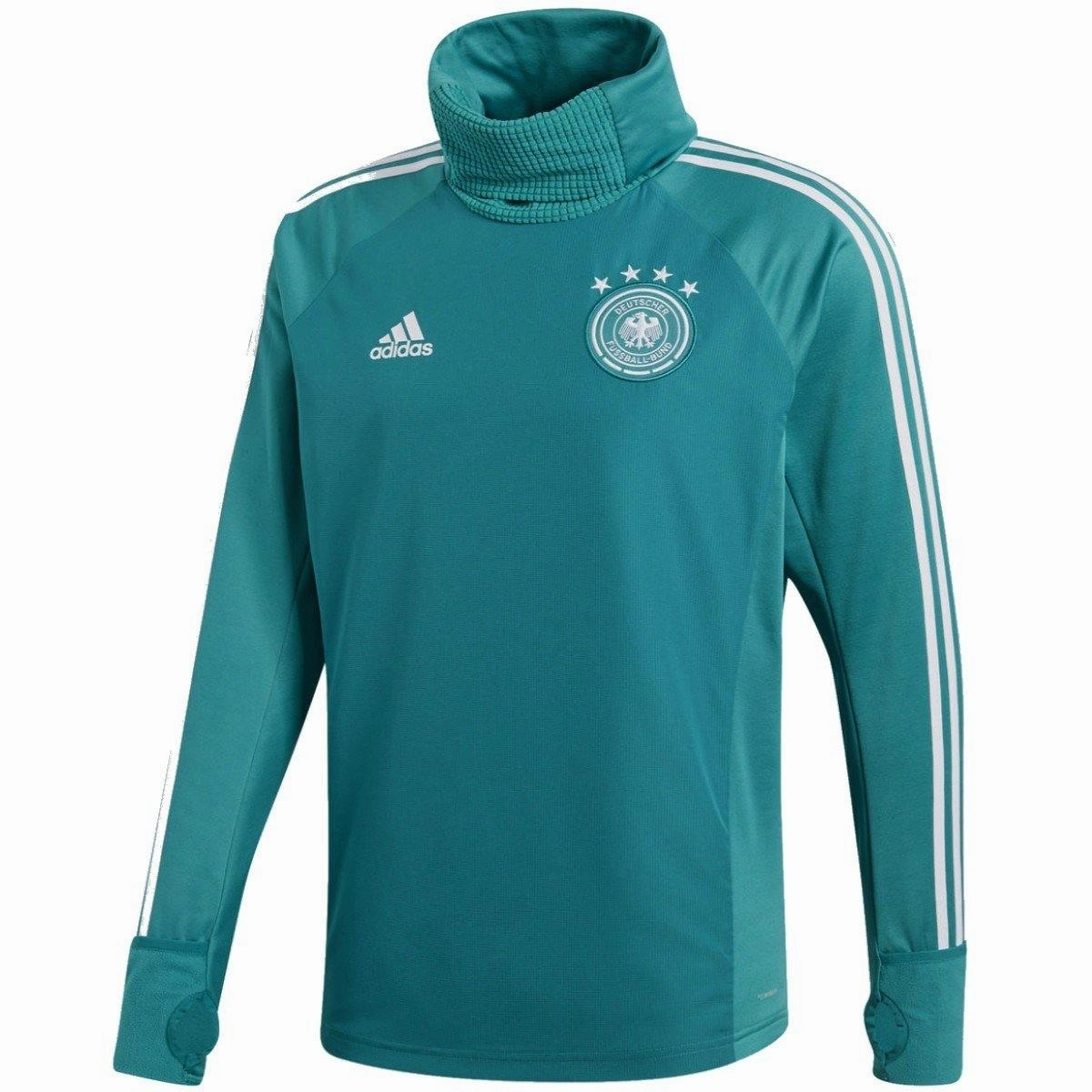 Germany Green Polar Tech Training Soccer Tracksuit 2018/19 - Adidas Microperforated Upper Material diet