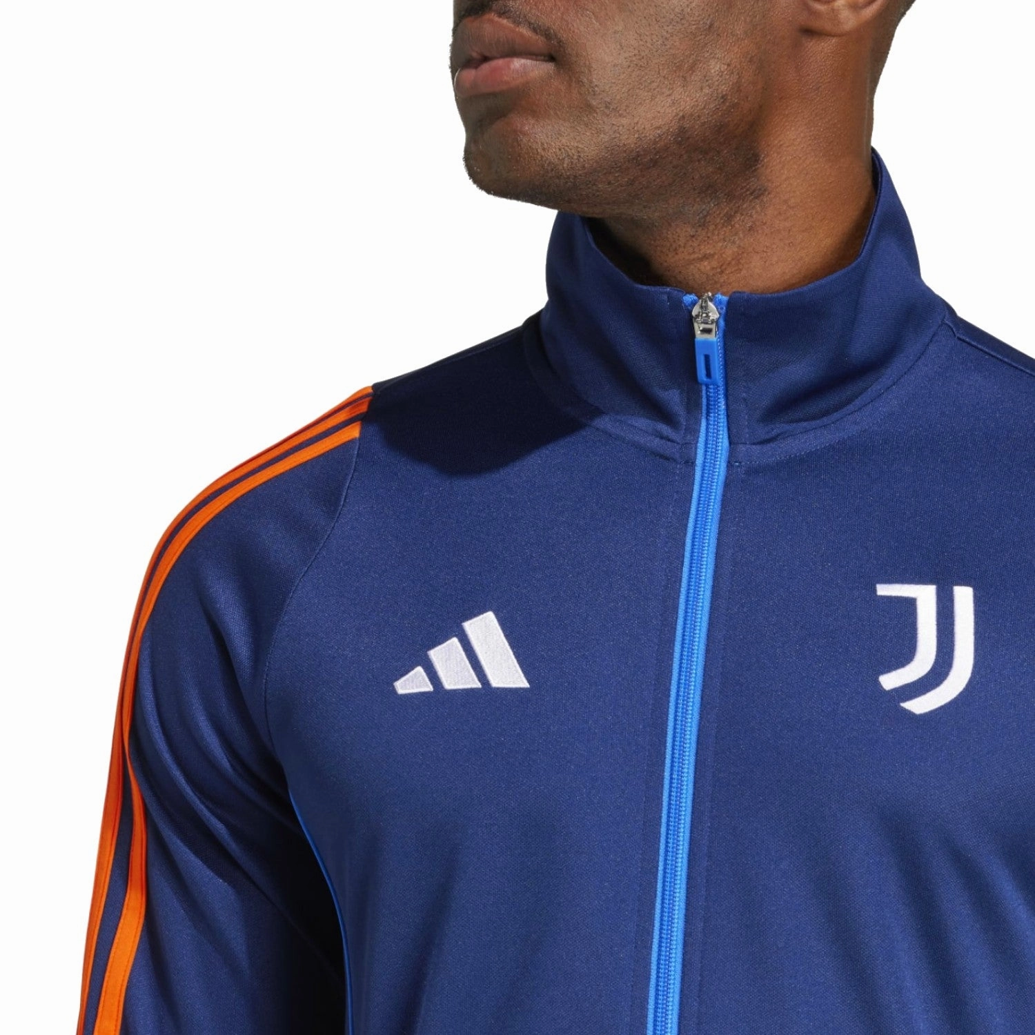 Juventus navy training bench Soccer tracksuit 2024/25 - Adidas QuickReleaseFastenings