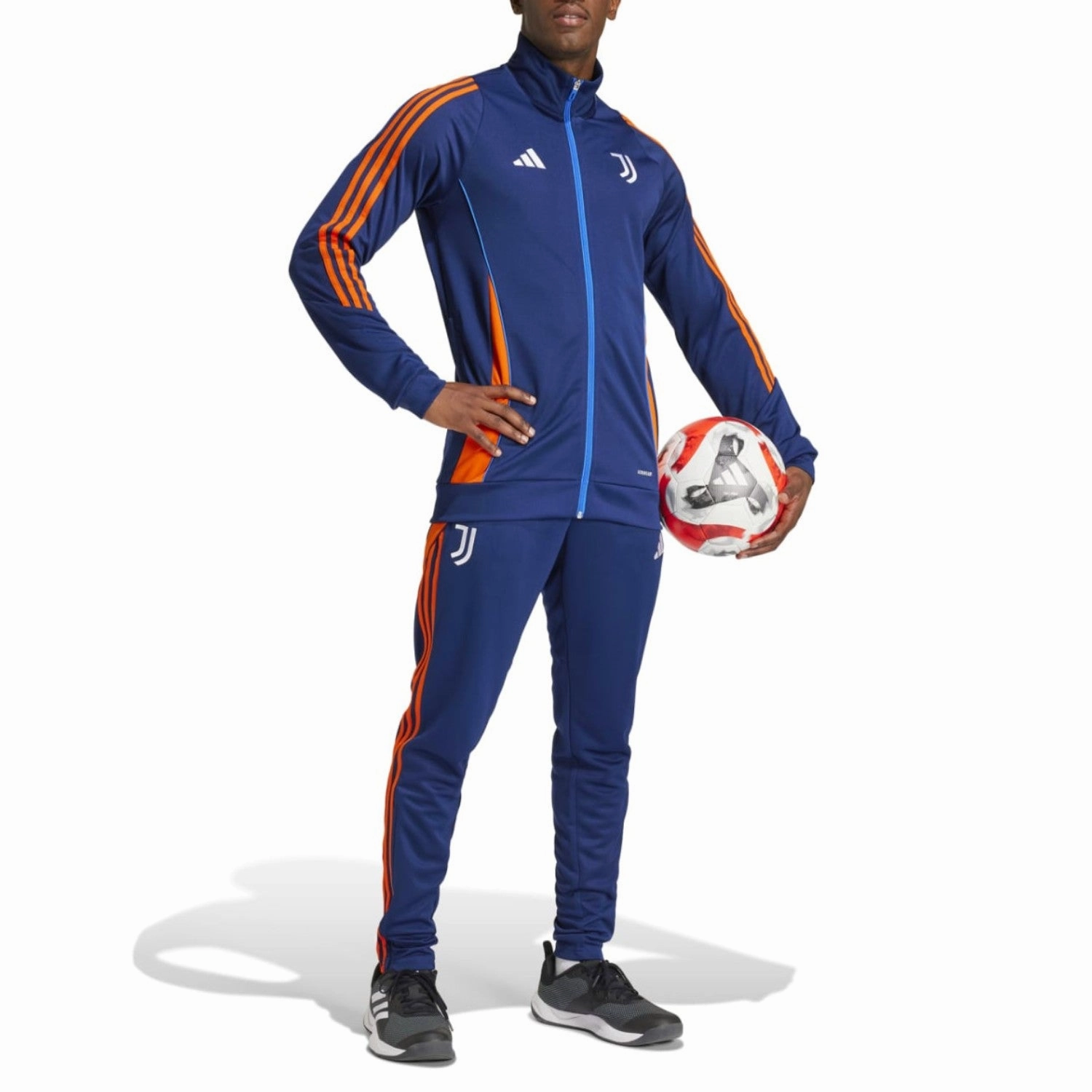 Juventus navy training bench Soccer tracksuit 2024/25 - Adidas QuickPullOn