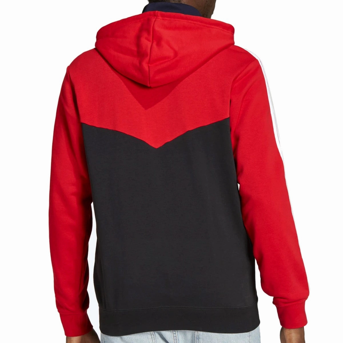 Hypoallergenic fabric LightweightLayeringSystem Manchester United Casual 3S hooded presentation tracksuit 2021/22 - Adidas