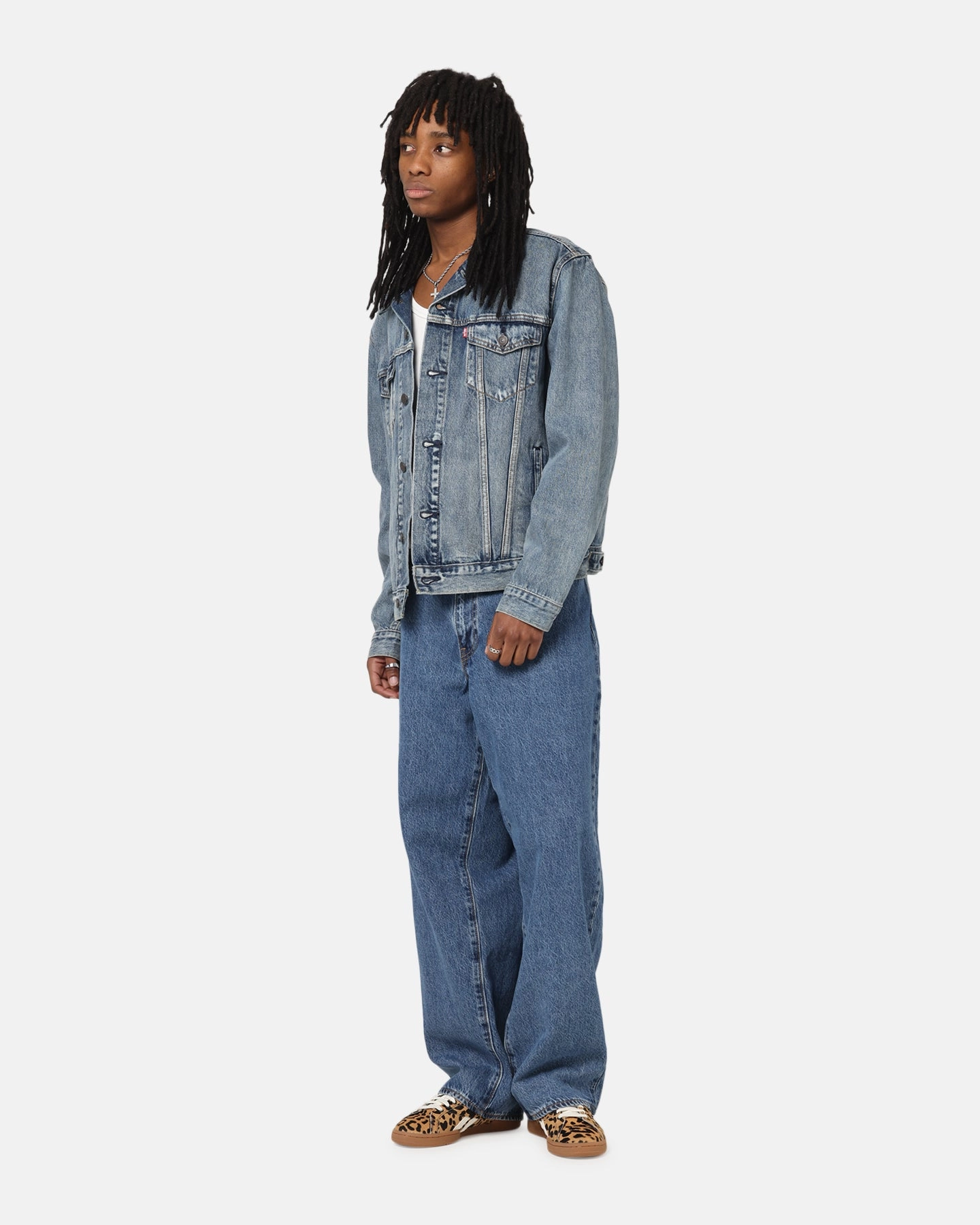 Levi Strauss And Co Denim Trucker Jacket Sky Bravery