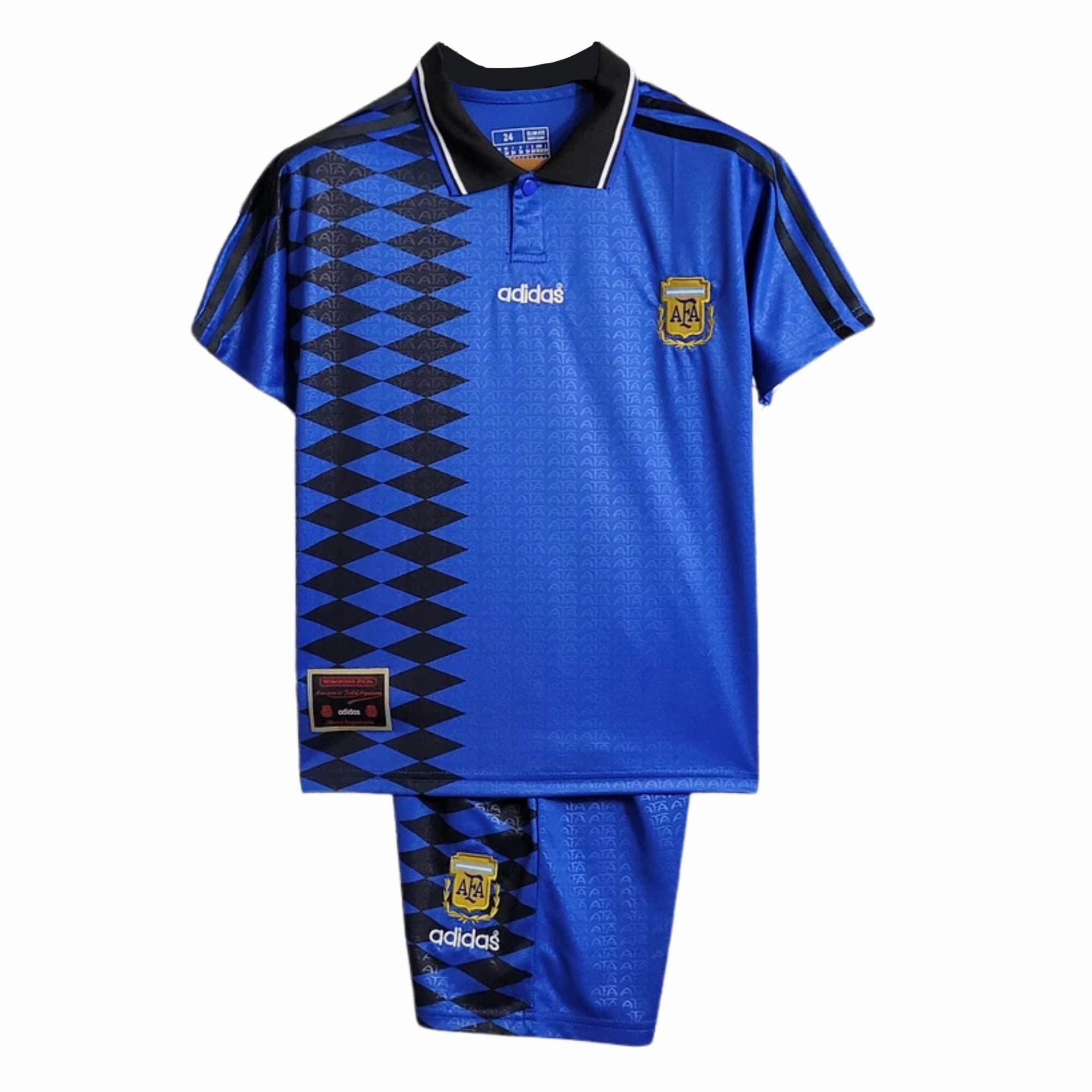 ARGENTINA 1994 AWAY JERSEY KIDS RETRO EDITION Wicking Interceptor Fabric