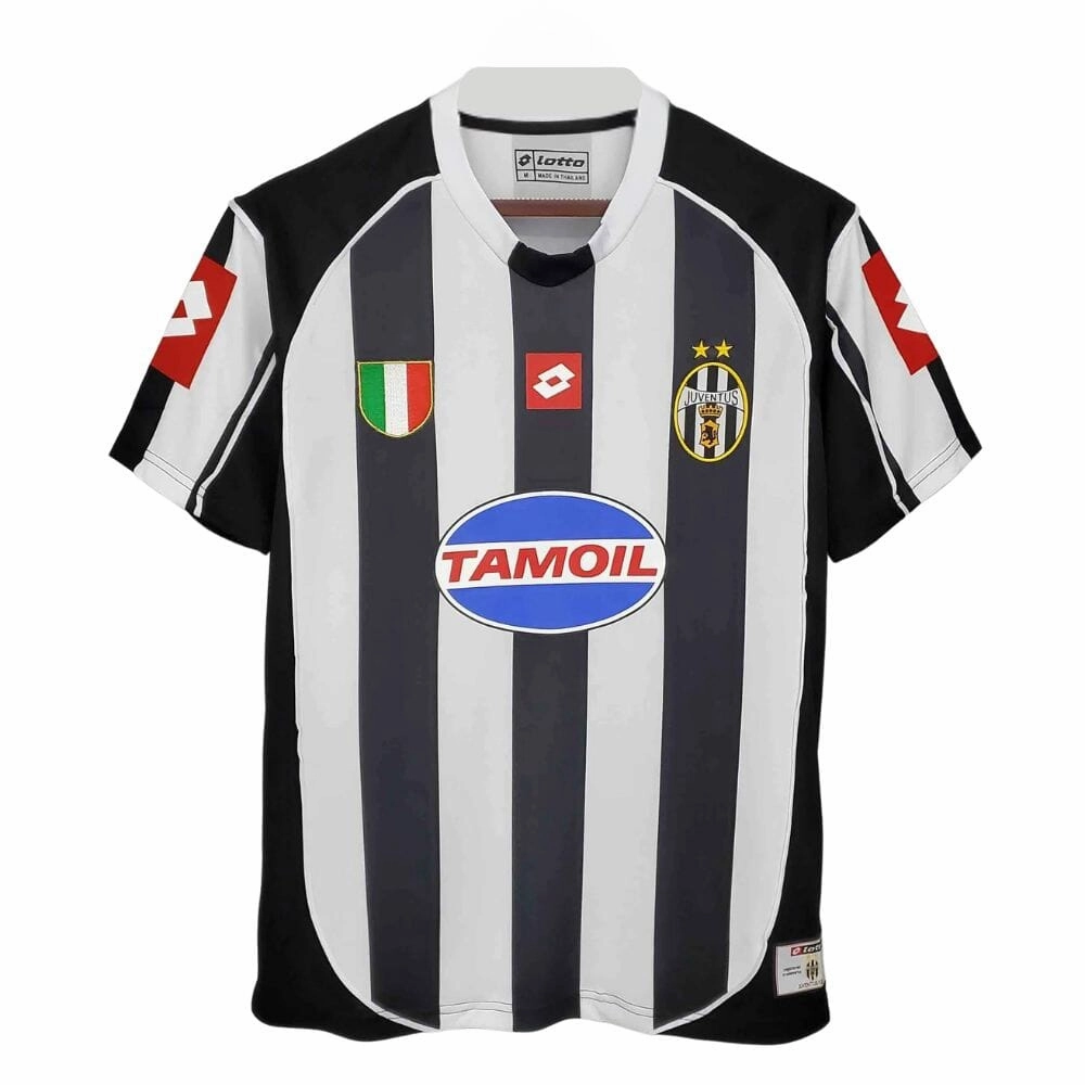 2002/03 Juventus Home Jersey Quick Movement Reflective Safety Details