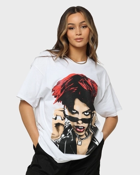 Casual Comfort Organic Cotton Blend YUNGBLUD Life On Mars Tour Vintage T-Shirt White