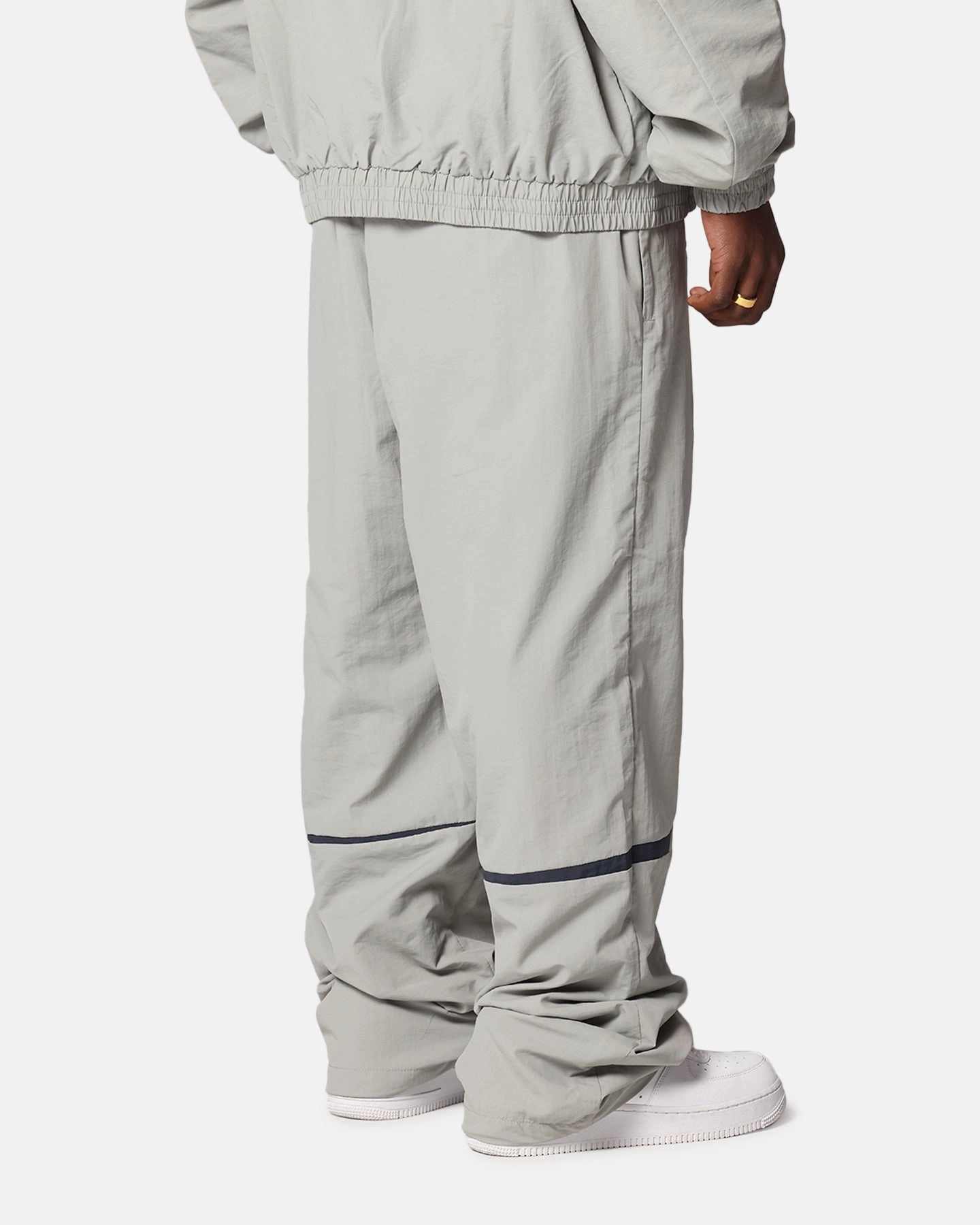 Boiler Room X Umbro Shell Track Pants Grey Minimalist Design